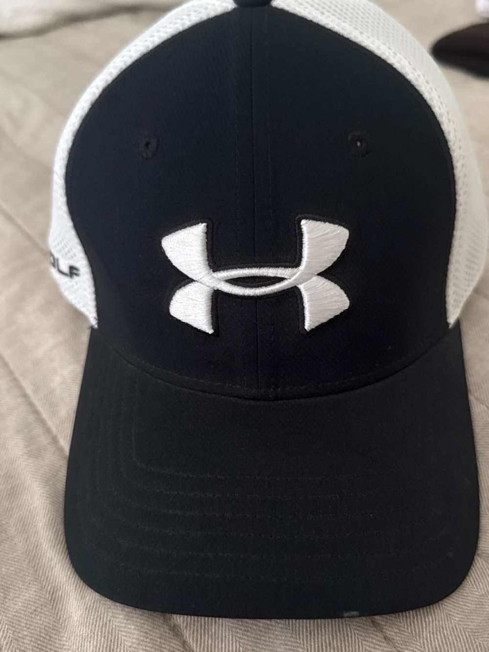 Under Armour Gray and White UA Classic Fit Cap